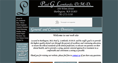Desktop Screenshot of drpaullombardo.com